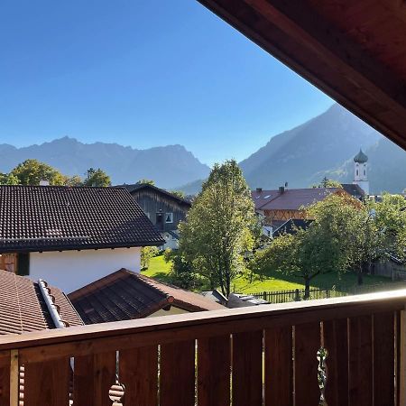 Dachgeschosswohnung Mit Traumhaftem Zugspitzblick Bei Garmisch Farchant Eksteriør billede