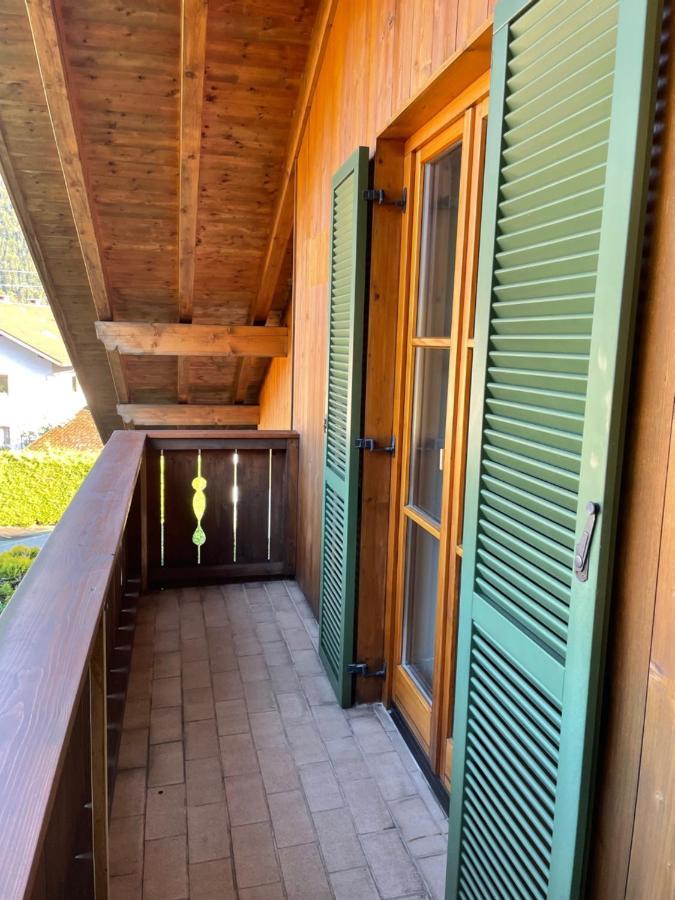 Dachgeschosswohnung Mit Traumhaftem Zugspitzblick Bei Garmisch Farchant Eksteriør billede